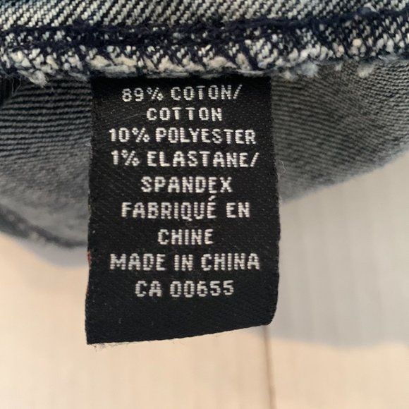 Contrast Womens Blue Denim Jean Jacket Button Closer Size Small - Picture 12 of 12